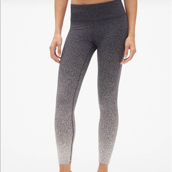 GAP Pants - Gap Ombré Speckled Leggings 7/8 cropped